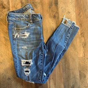 American Eagle ankle skinny jeans size 8